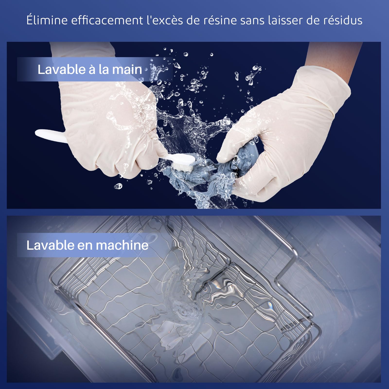 ELEGOO 5kg Nettoyant pour Résine d'imprimante 3D, Détergent pour Résine 3D Photopolymère, Faible Odeur et Non Toxique, Ininflammable, Compatible avec la Plupart des Résines d'impression 3D
