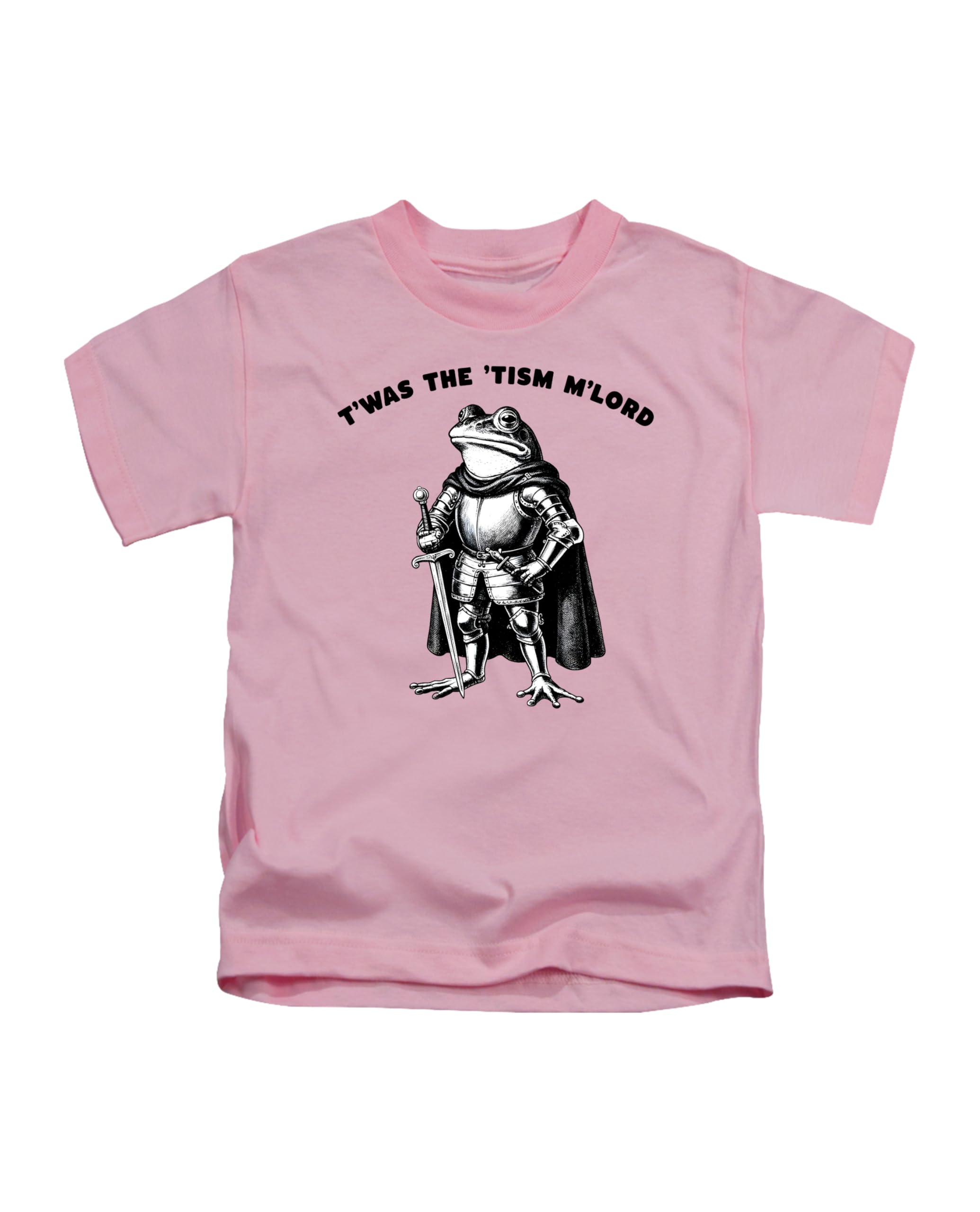 Taylor Brown Unisex Baby Pink T'was The Tism Me Lord, Meme Novelty Iconic Trendy Silly Weird Rude Viral Joke Tee T-Shirt Funny T Shirt Top