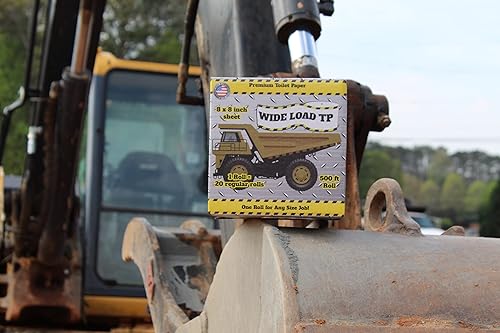 Miniatura 2 de Wide Load Papel higiénico TP de 8 pulgadas x 8 pulgadas, rollo de 500 pies (paquete de 2) Caja