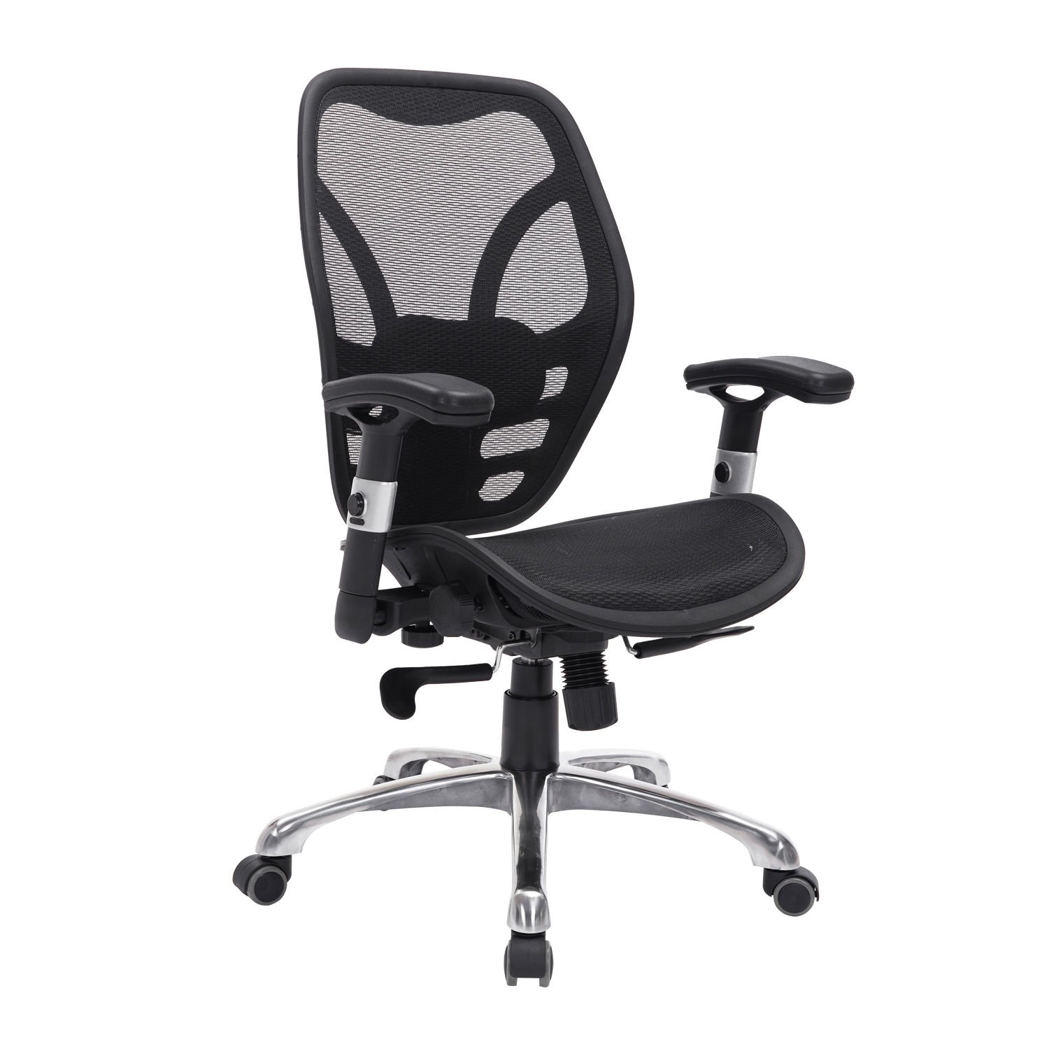 Black Deluxe Mesh Ergonomic Office Chair Seating Desk Computer