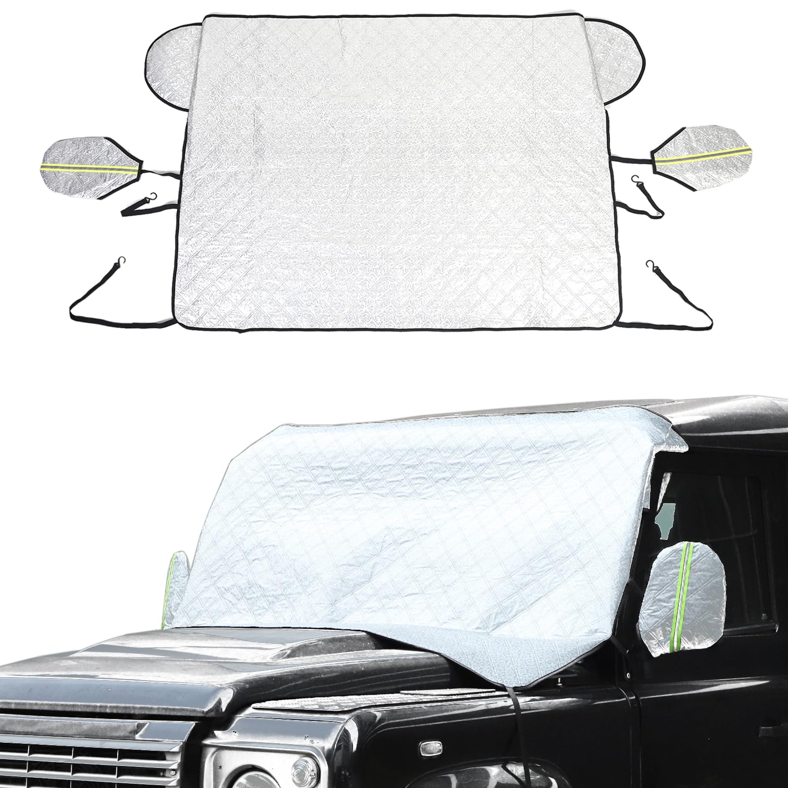 Waterproof Windshield Cover Snow Cover, Windshield Cover, Car Window Sun Shade High Density Polyester Sun Blocker To Keep Car Clean 88568612 - View #9