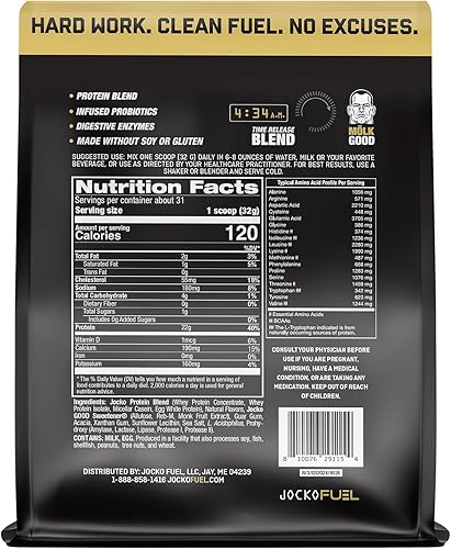 Miniatura 7 de Jocko Fuel Paquete  Polvo de proteína de vainilla Mölk + polvo de monohidrato de creatina para hombres y mujeres  Paquete para rendimiento ateltico,