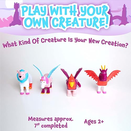 Miniatura 5 de POPULAR PLAYTHINGS Juego de juguetes magnéticos para mezclar o combinar pastel Mythical Kingdom, 15 piezas