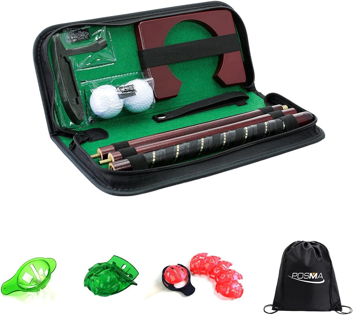 Posma PG020W Golf Putter Gift kit Set with 3 Sets Ball
