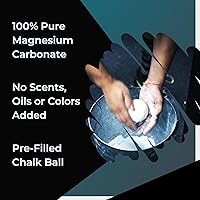 Vista 5 de Z Athletic Gym Chalk Ball for Rock Climbing, Gymnastics, and Weightlifting