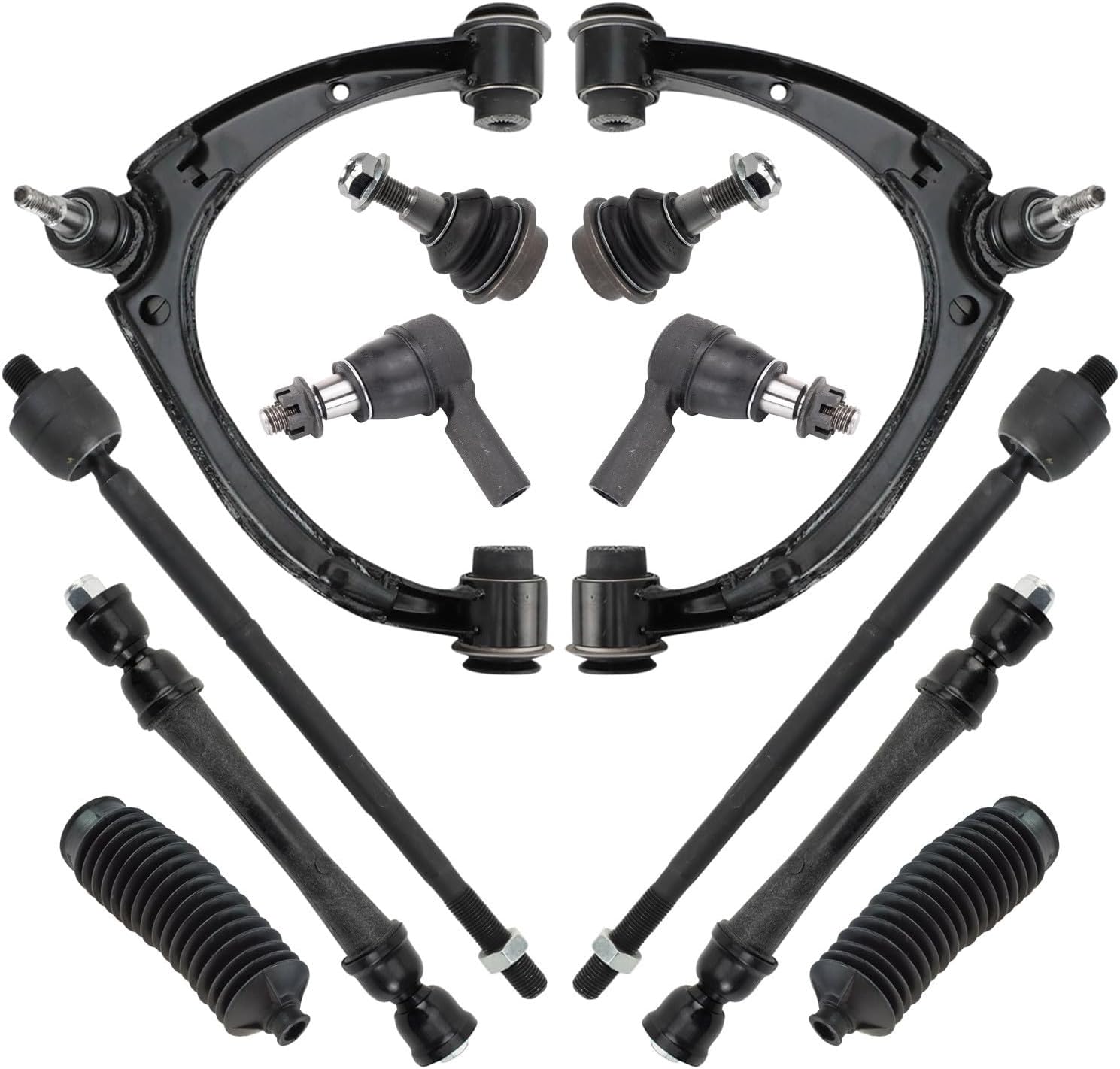 TRQ Front Steering & Suspension Kit (12-Piece)