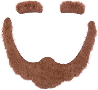 St. Patrick's Fake Beard Eyebrows Sideburns Self Adhesive Stick on Mustache Party Accessories