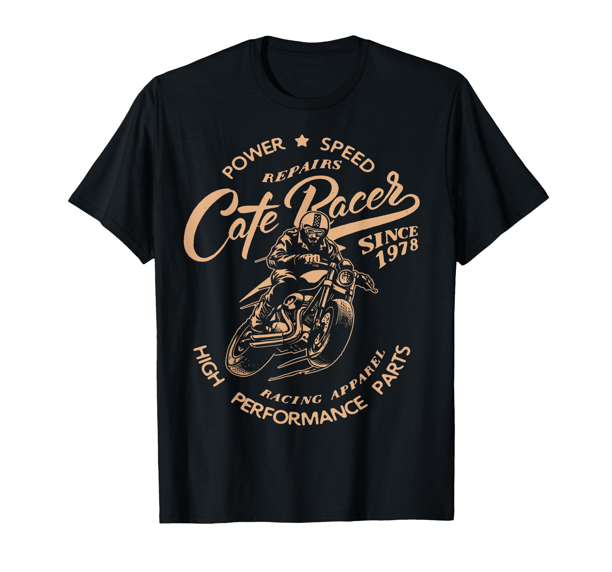 vintage cafe racer motorcycle racing bikers gift T-Shirt