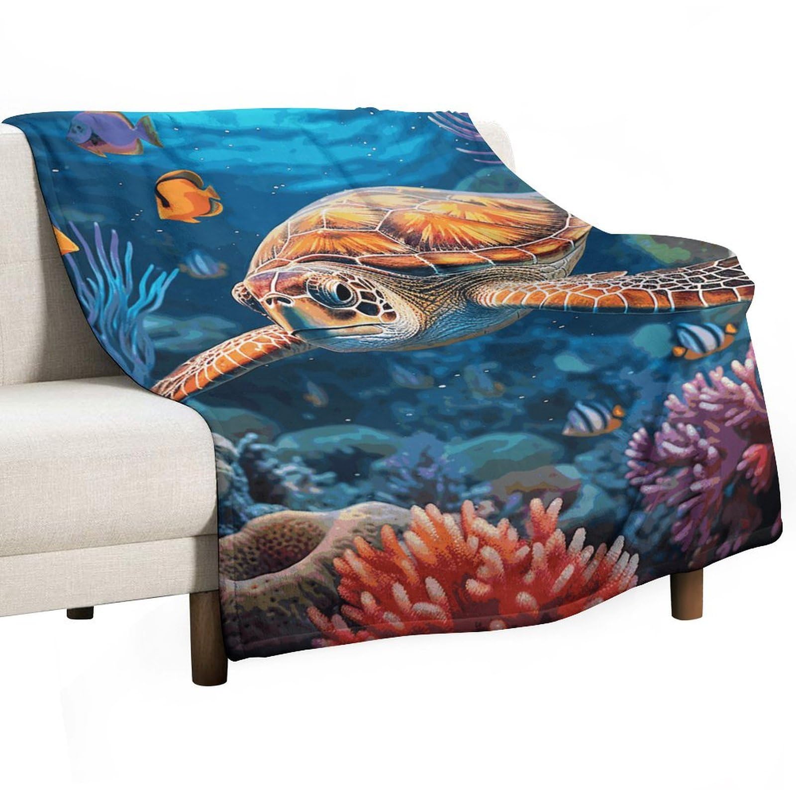 Couverture flanelle légère anti-froid pour canapé et nuits fraîches en voyage