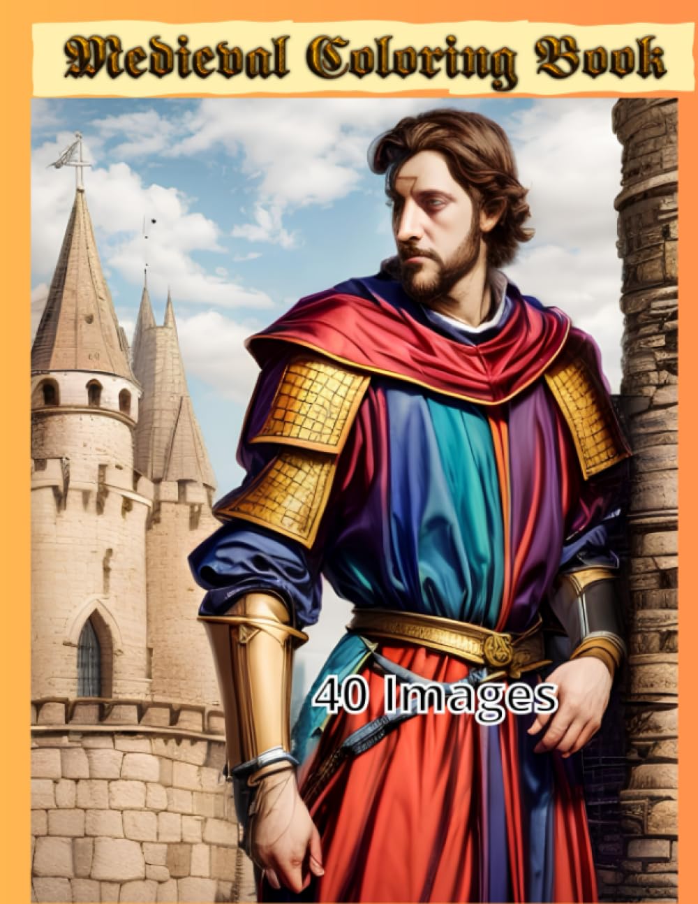 Medieval Coloring Book: Scenes Middle Ages