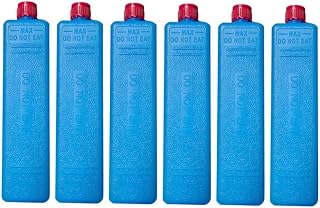 6 Pieces Lightweight Cool Pack | Portable, Reusable Ice Pack, chiller, for Coolers