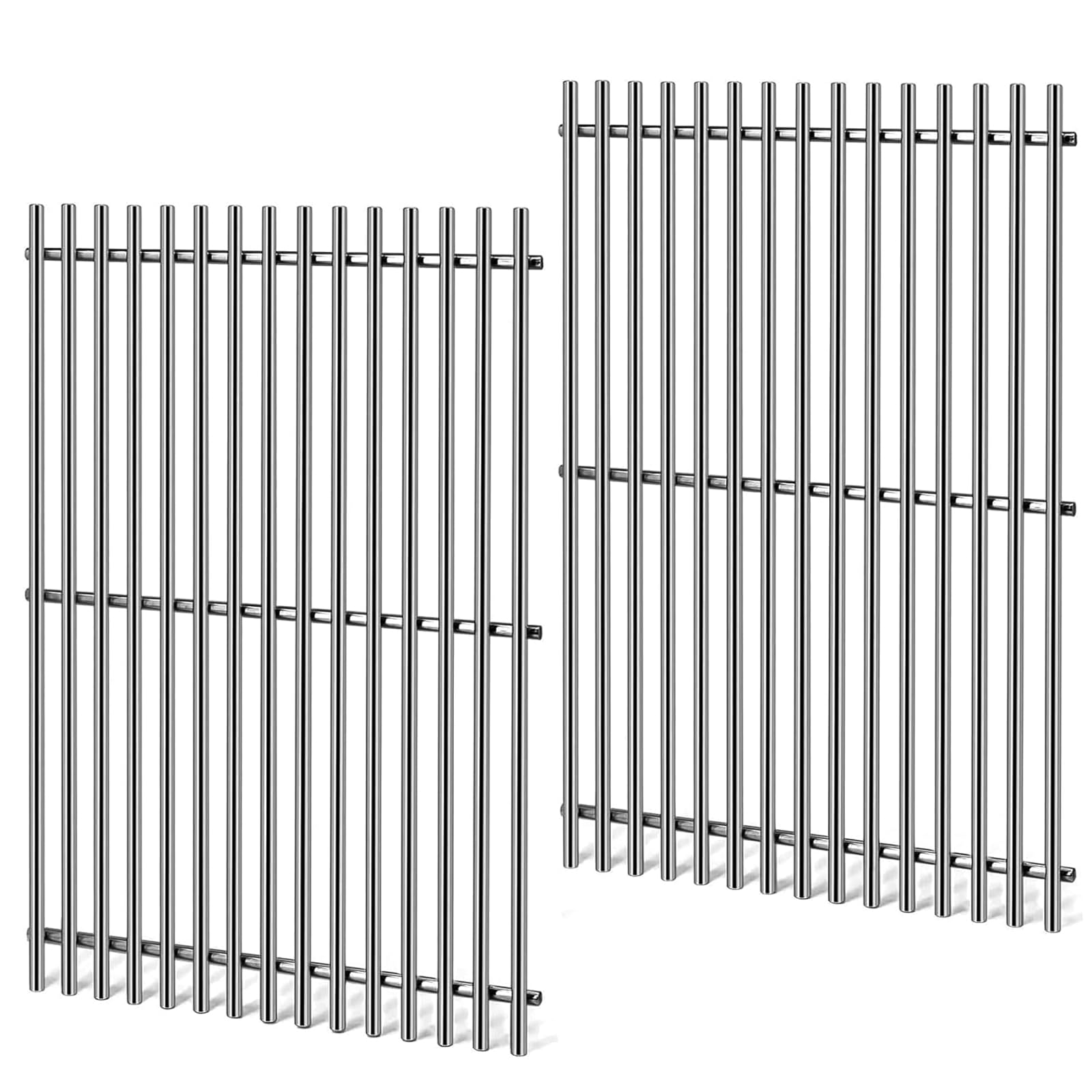 WELL GRILL Griglia in acciaio inox 7637 per Weber Spirit I & II E-210 E-220 S-210 S-210 S-220 (con pomelli anteriori del bruciatore), griglia per barbecue Weber Spirit 200 serie