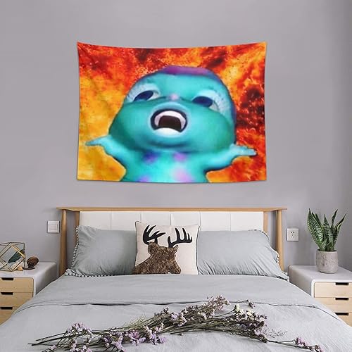 Miniatura 4 de Bibble Meme Beliefs Happiness Tapiz Gaslight Gatekeep Girlboss Tapices Divertido Meme Colgante de Pared Pequeño Tapiz Banner Arte de Pared Fondo