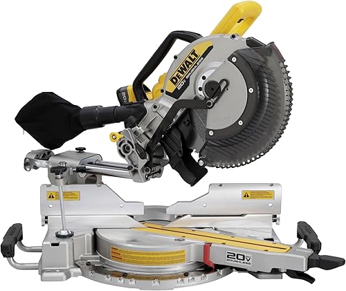 Miniatura 3 de DEWALT Kit de sierra de inglete deslizante de doble bisel de 20V MAX XR de 12 pulgadas (DCS785WW1)