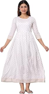 Vinny's Creation Women's Cotton Maternity Kurti | Printed Breast Feeding Kurta with Hidden Zipper | Stylish Pregnancy Gown... Price In India