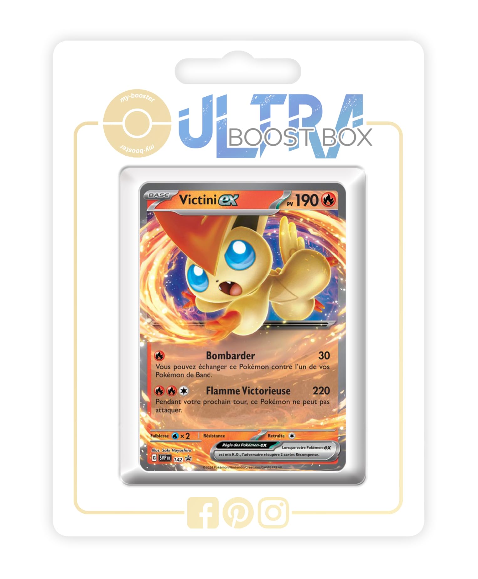 Darkrai SV126 - my-booster X Écarlate et Violet 6 - Mascarade Crépusculaire Box of 10 Pokemon French Cards Darkrai SV126 - my-booster X Écarlate et Violet 6 - Mascarade Crépusculaire Box of 10 Pokemon French Cards