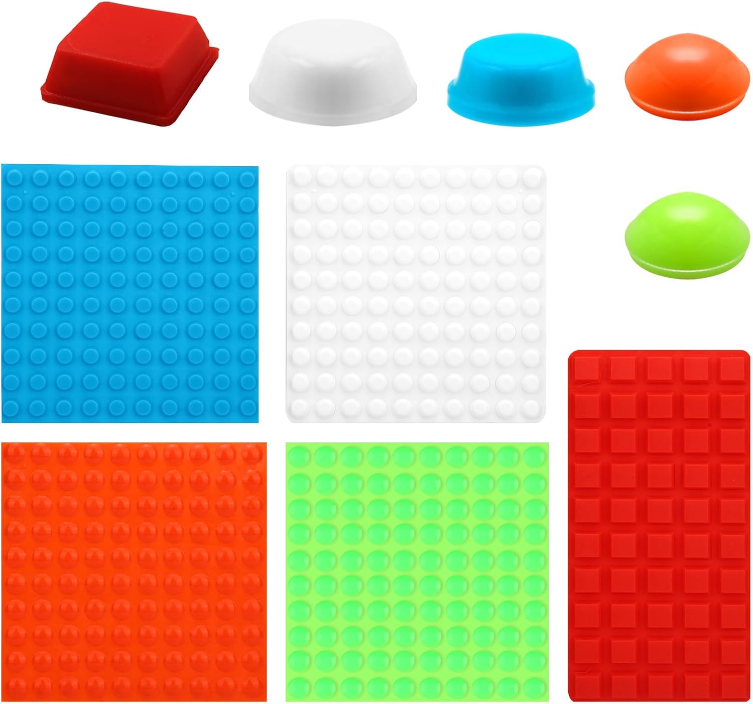 195pcs Silicone Bump Dots for Visually Impaired