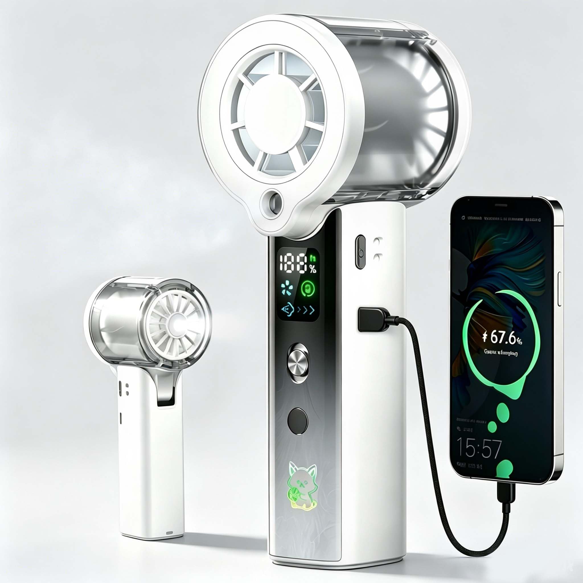 Doge&Vollar Misting Handheld Fan