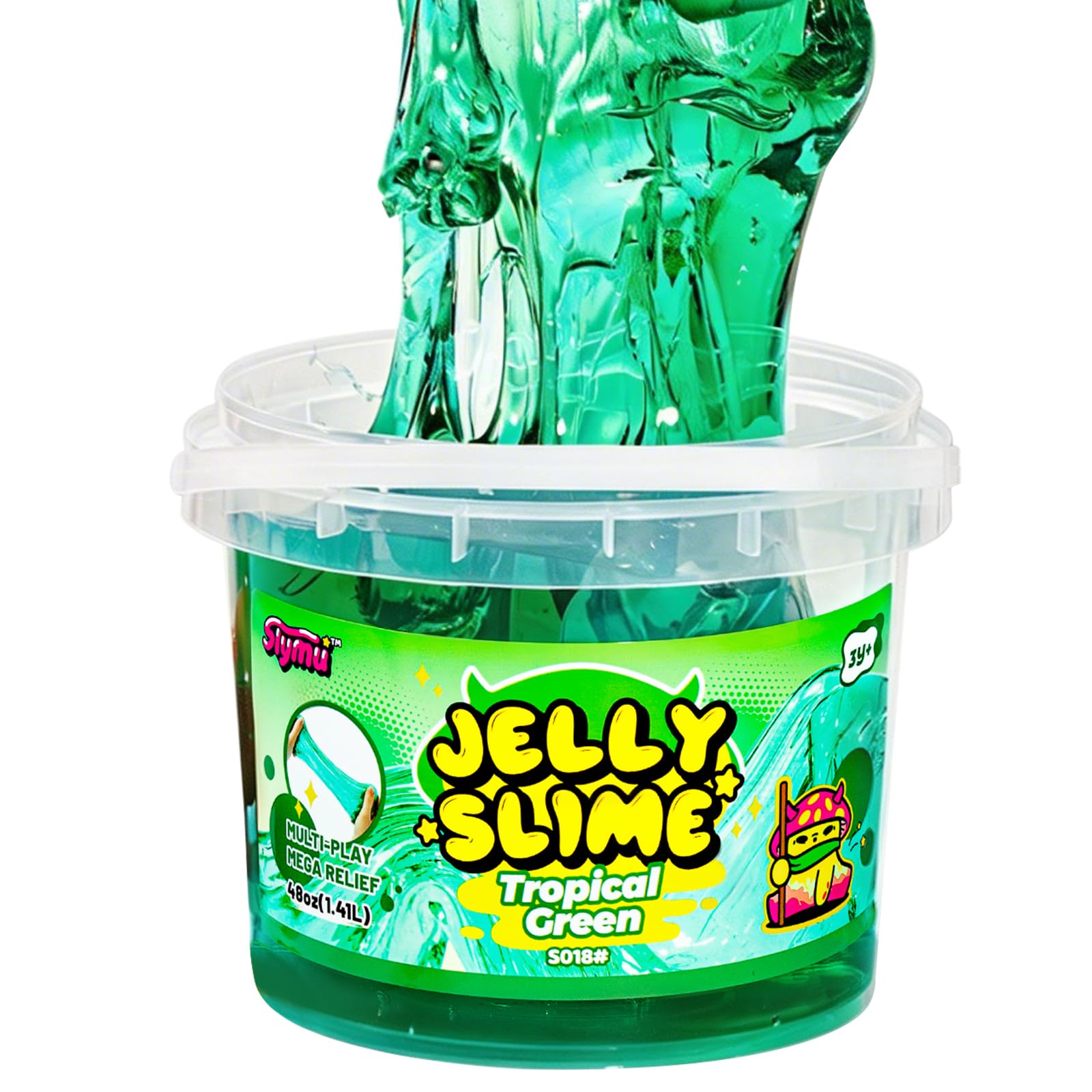 Jelly Slime Tropical Green - 3.1 lbs