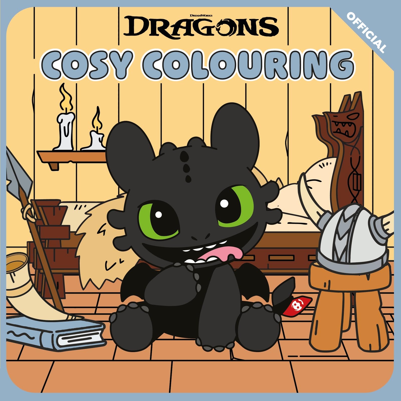 DreamWorks Dragons: Cosy Colouring: An official How to Train Your Dragon cosy colouring adventure