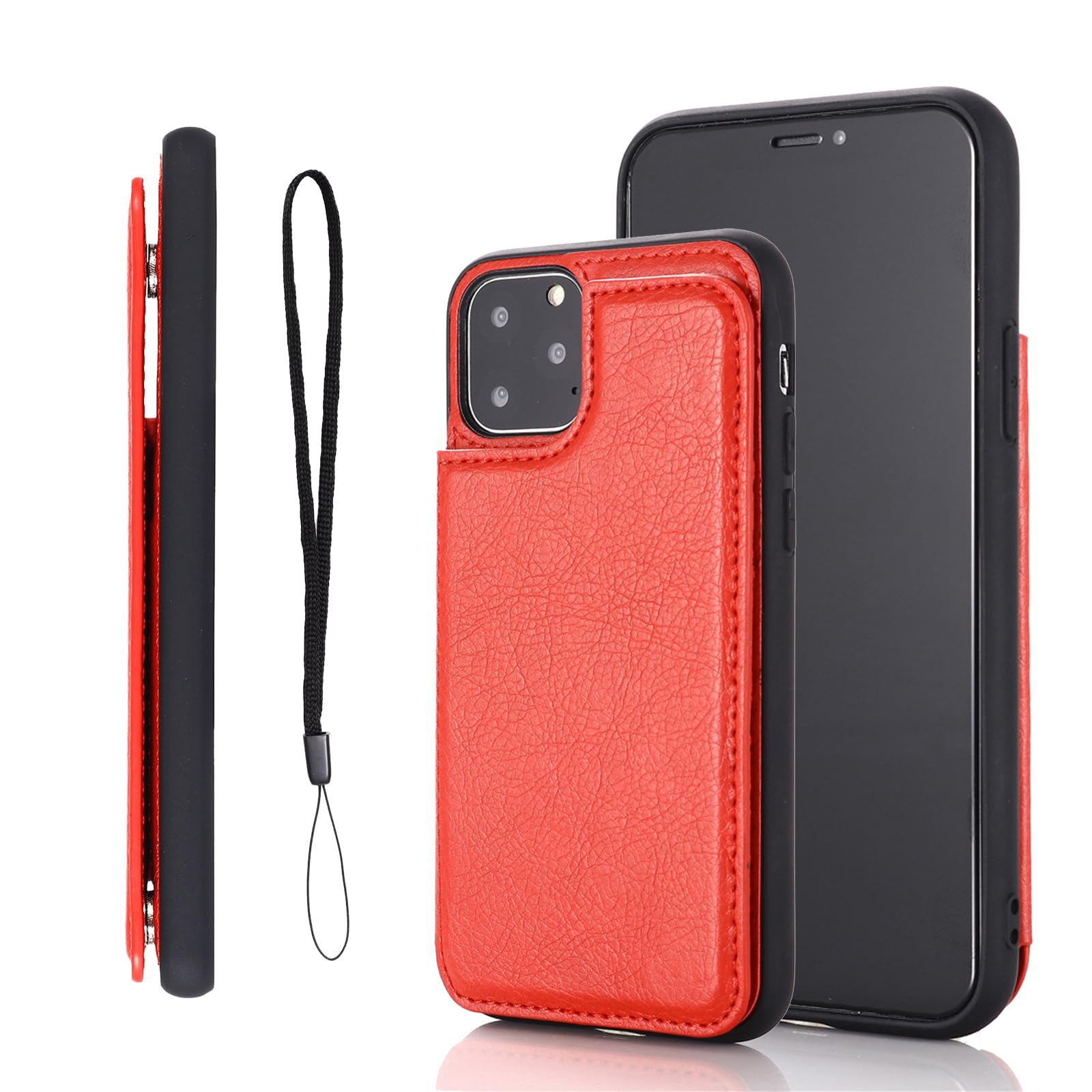 iPhone X XS 手帳型 スマホ ケース レッド 赤 保護ケース iPhone X XS 手帳型 スマホ ケース レッド 赤 保護ケース Amazon.co.jp