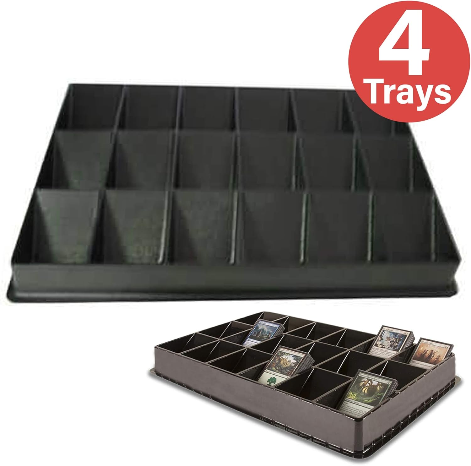 Totem World 18 Slot Trading Card Sorting & Dealer Tray 4