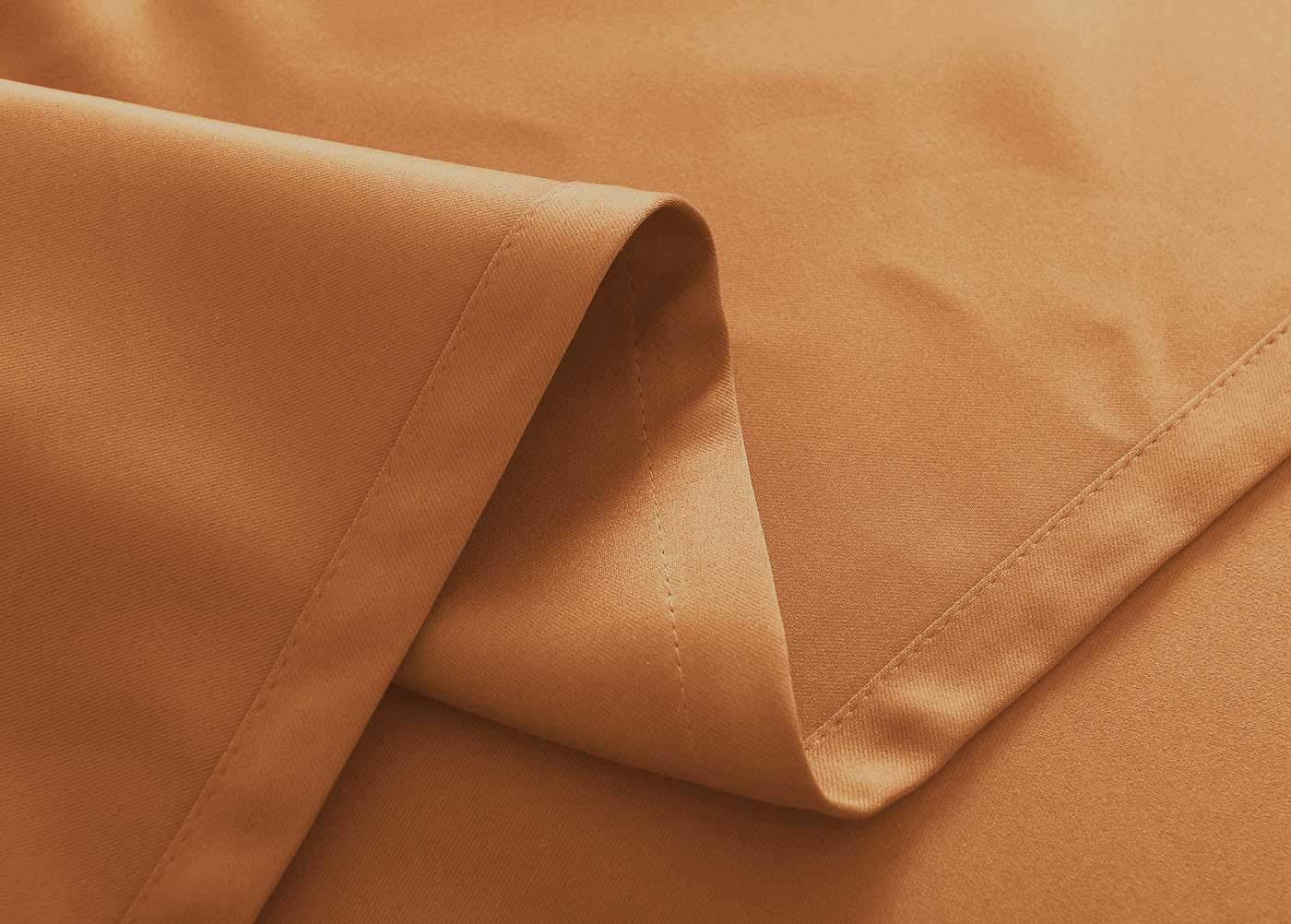 Gardinenbox NewYork Opaque Curtain Orange H x W 225 x 140 cm Pack of 1 Thermal Blackout Curtain Blackout Eyelet Sound-Absorbing Oeko-Tex UV Protection Tieback 201920600 - Image 4