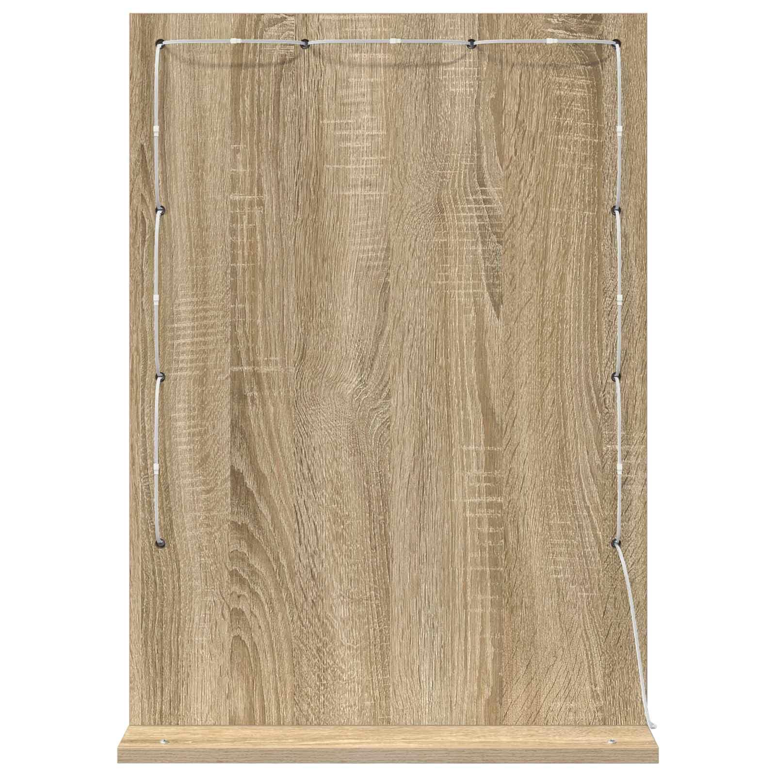 Espejo de tocador con luz blanca cálida, funciona con USB, ideal para cuarto de baño, dormitorio, pasillo y vestidor