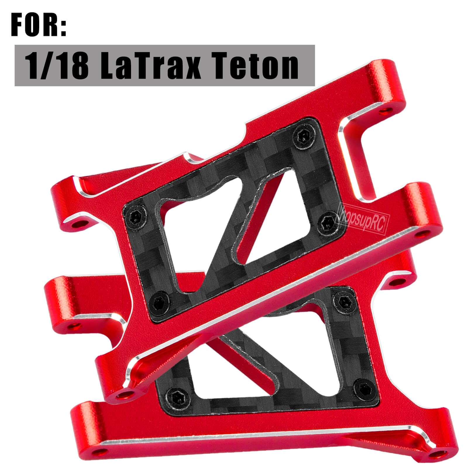 Amortisseurs Avant/arrière En Aluminium Pour Latrax Teton 1/18, Pièces RC, Absorption Des Chocs Amelioration De La Stabilite 210179333