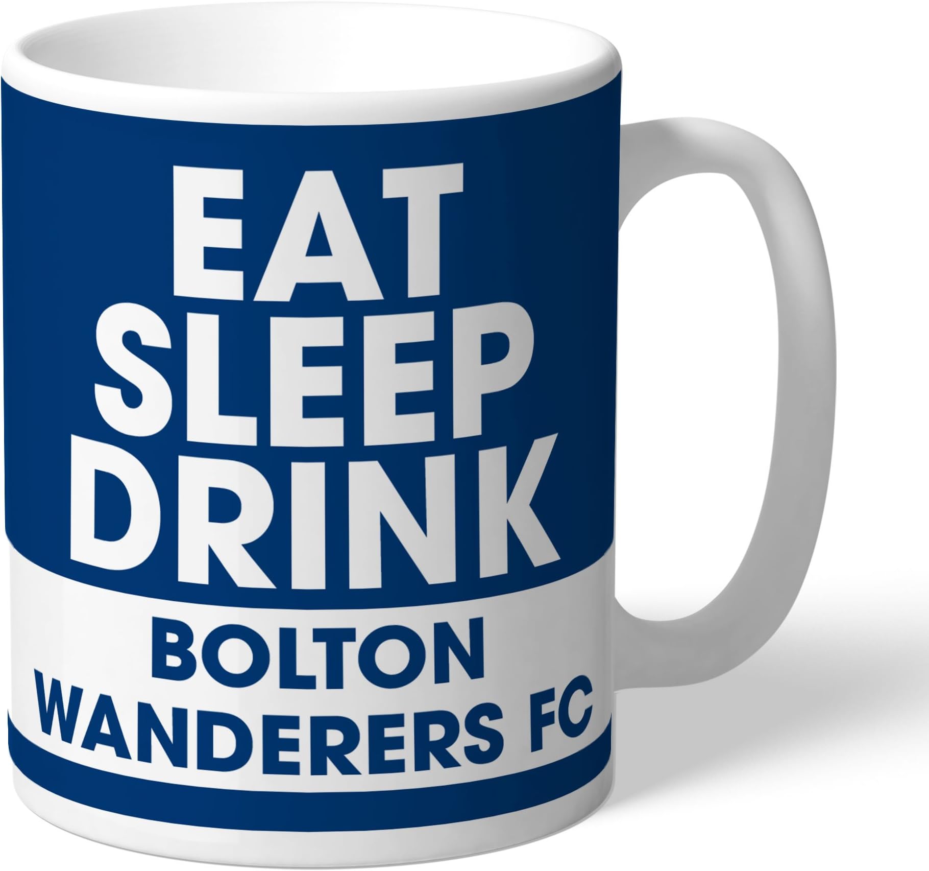 Personalised Official Bolton Wanderers FC Eat Sleep Drink Mug