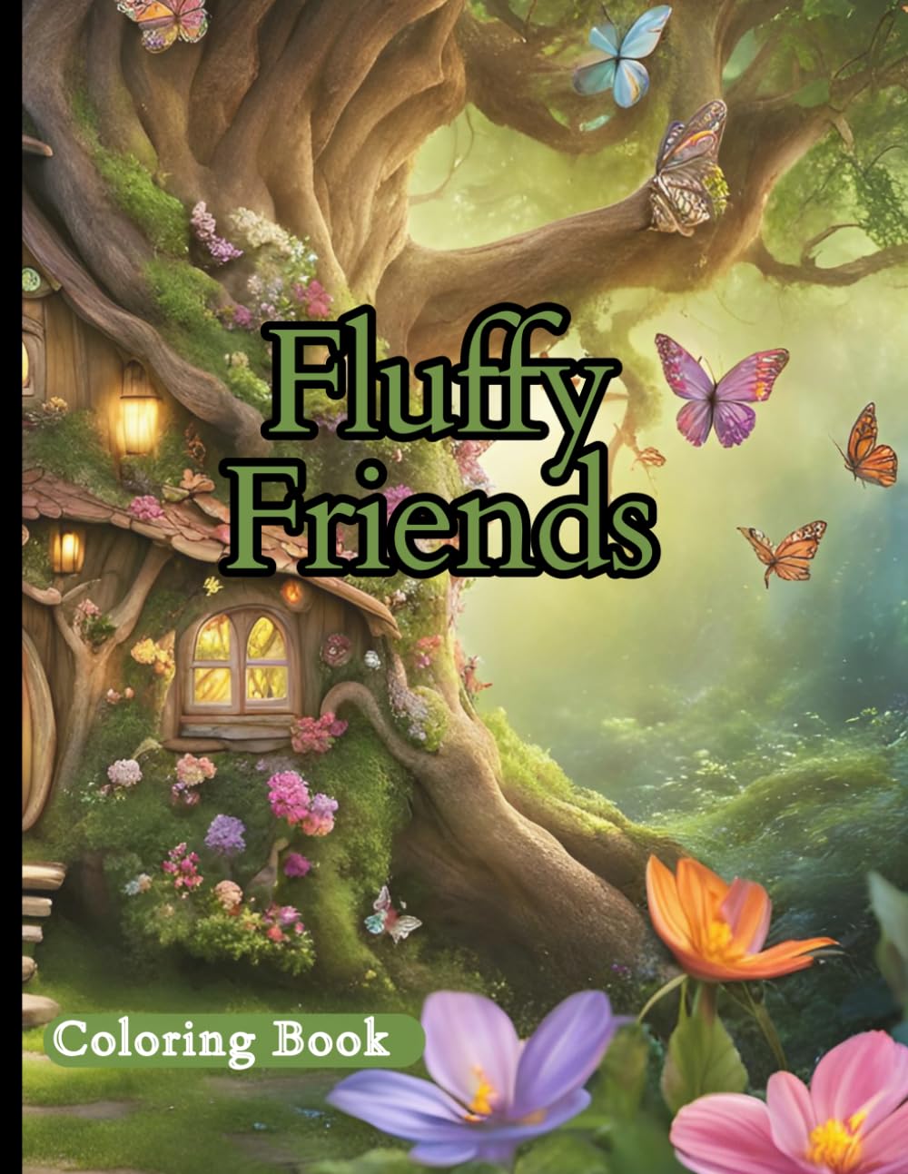 Fluffy Friends: Coloring Book
