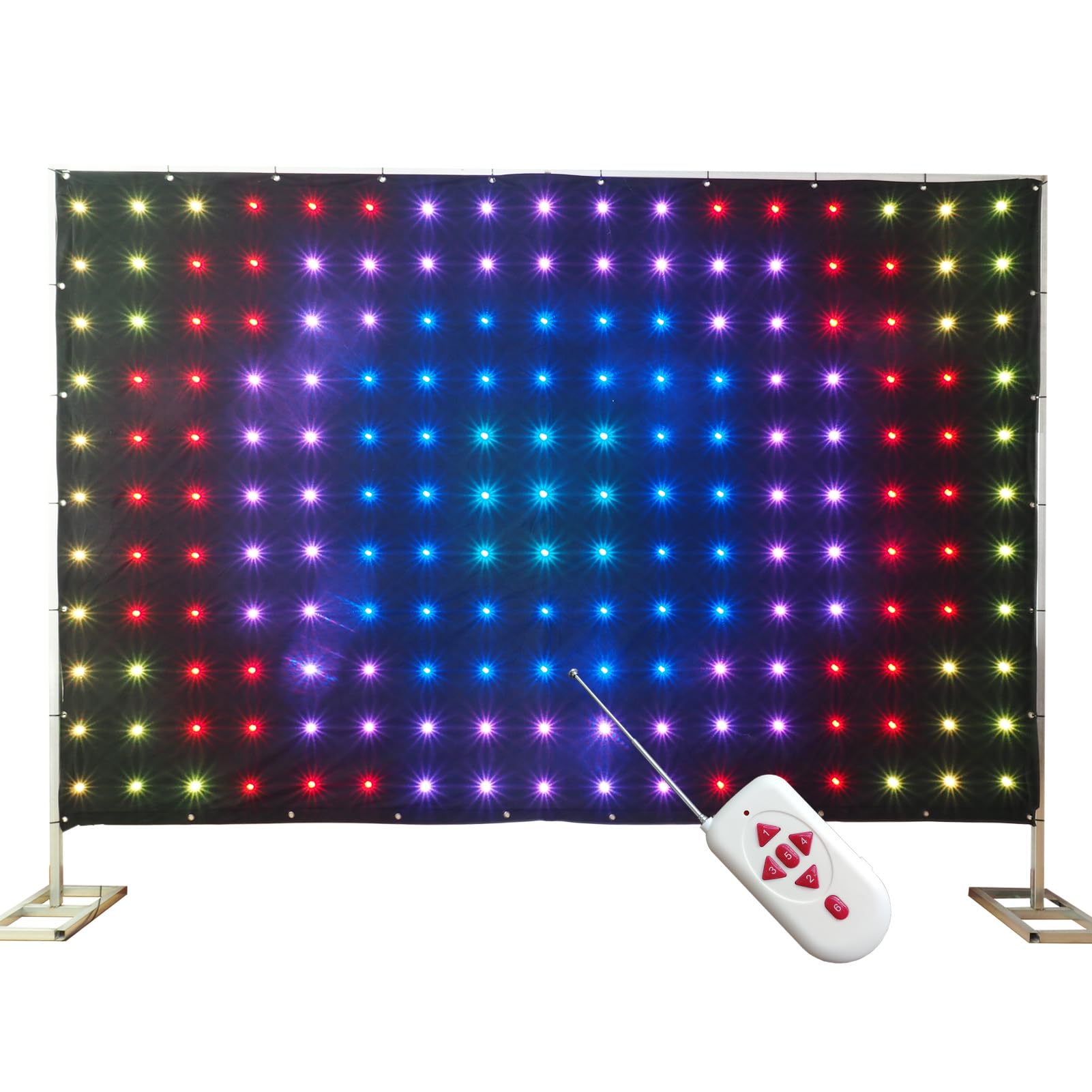 Amazon.com: KHXED LED Vision Curtain LED Pixel Light P18 2x3M