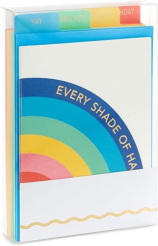 Miniatura 3 de Hallmark Surtido de tarjetas de felicitación Crayola para todas las ocasiones (paquete de 20) cumpleaños, gracias, en blanco