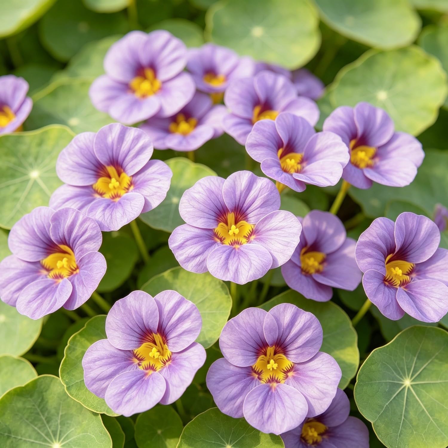 Rare Nasturtium Seeds (Indian cress,Tropaeolum majus)-Hardy Perennial,Strong Plants that Grow Well,Suitable for Garden Plants, Landscape Design, Indoor and Outdoor Potted Plants.-150pcs-classic L