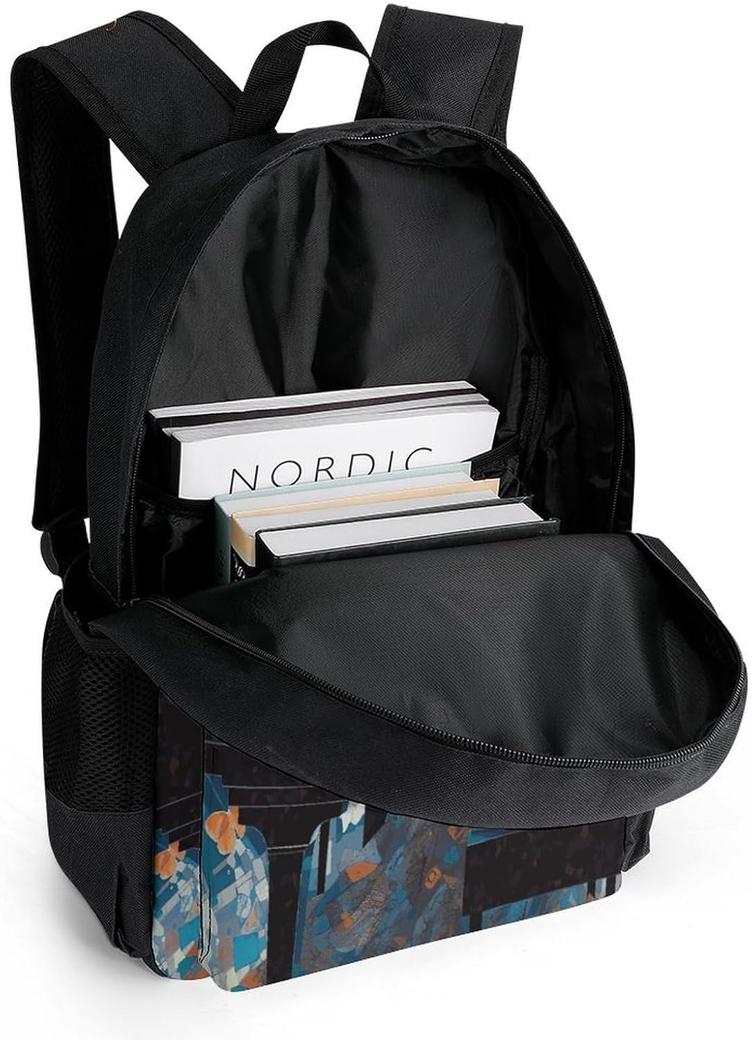 Girl Playing Piano Backpack Daypack Travel Backpack | Lightweight Casual Laptop Backpack for Women Men Aesthetic Travel Bag for Weekender Business Hiking Outdoor
