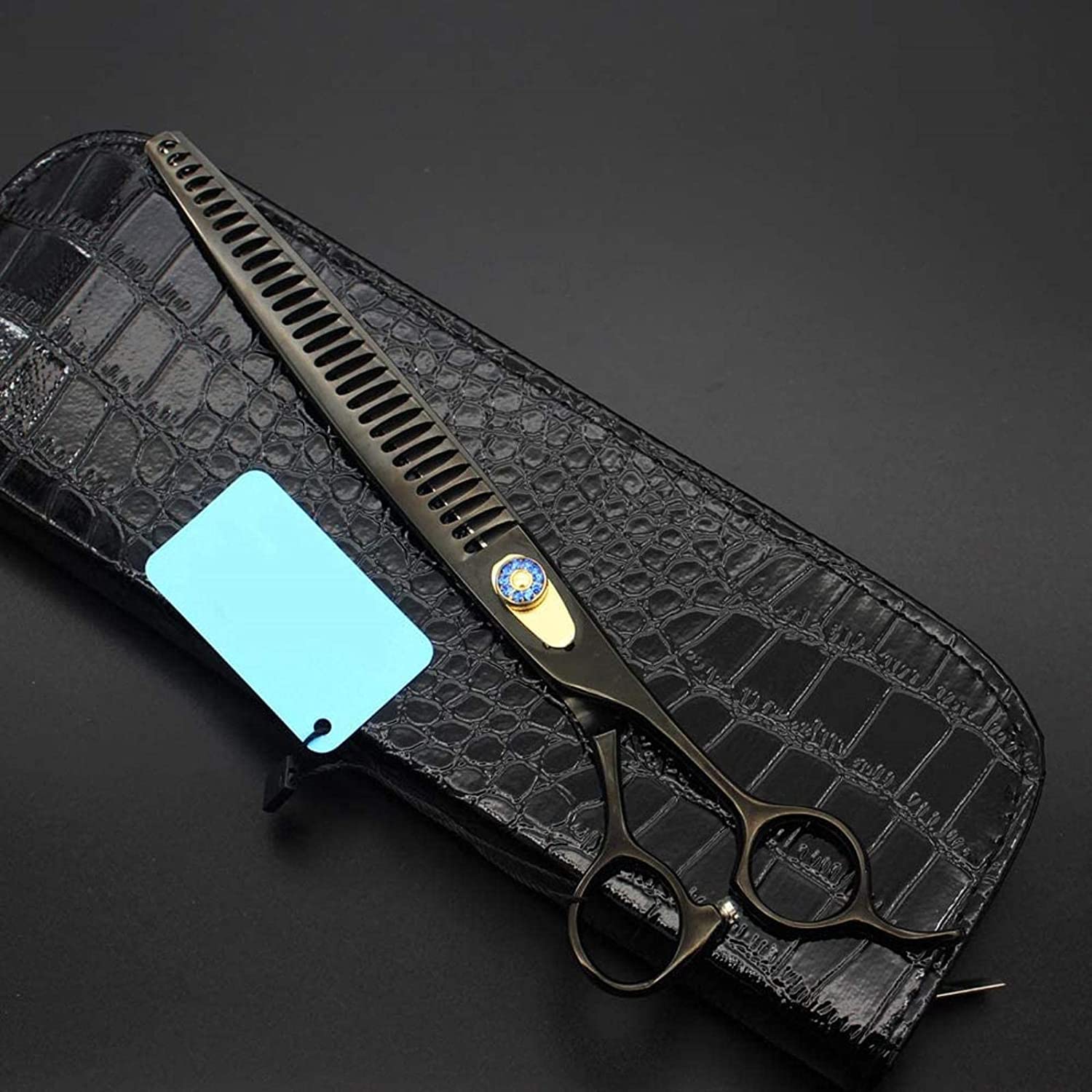 Tijeras Peluqueria Canina, Kit résico gato asequipando corte de cabello tijeras de adelgazamiento tijeras curvas de 9 pulgadas, negro