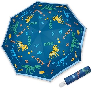 Kids Folding Umbrella Auto Open & Close for Boys Girls