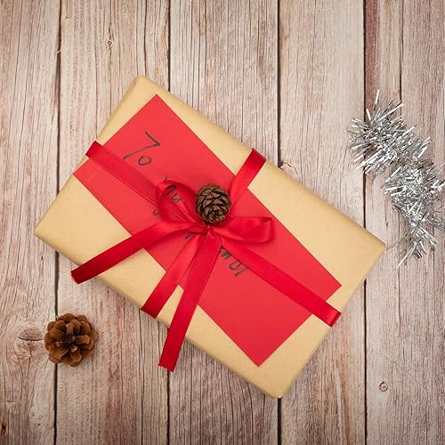 Miniatura 6 de Paquete de 100 sobres de Navidad #10 para negocios, coloridos sobres verdes y rojos, bolsillos autoadhesivos para tarjetas de felicitación, para