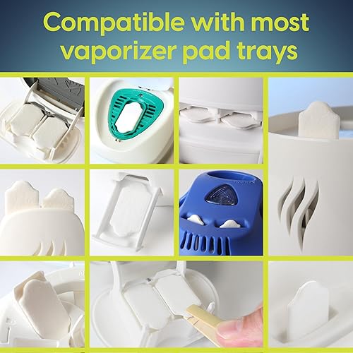 Miniatura 6 de Almohadillas de vapor, calmante aroma natural de eucalipto + mentol, almohadilla de repuesto universal para humidificadores, vaporizadores y