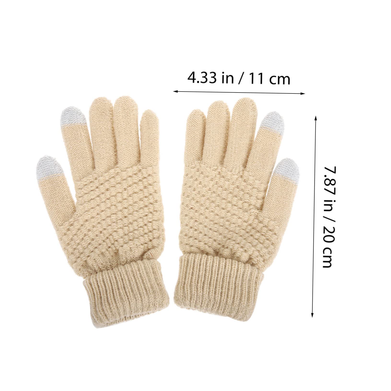 5pares Guantes De Invierno Táctiles Para Mujer Aislantes y Antideslizantes Guantes Cálidos Para Ciclismo y Uso Diario Climas Fríos