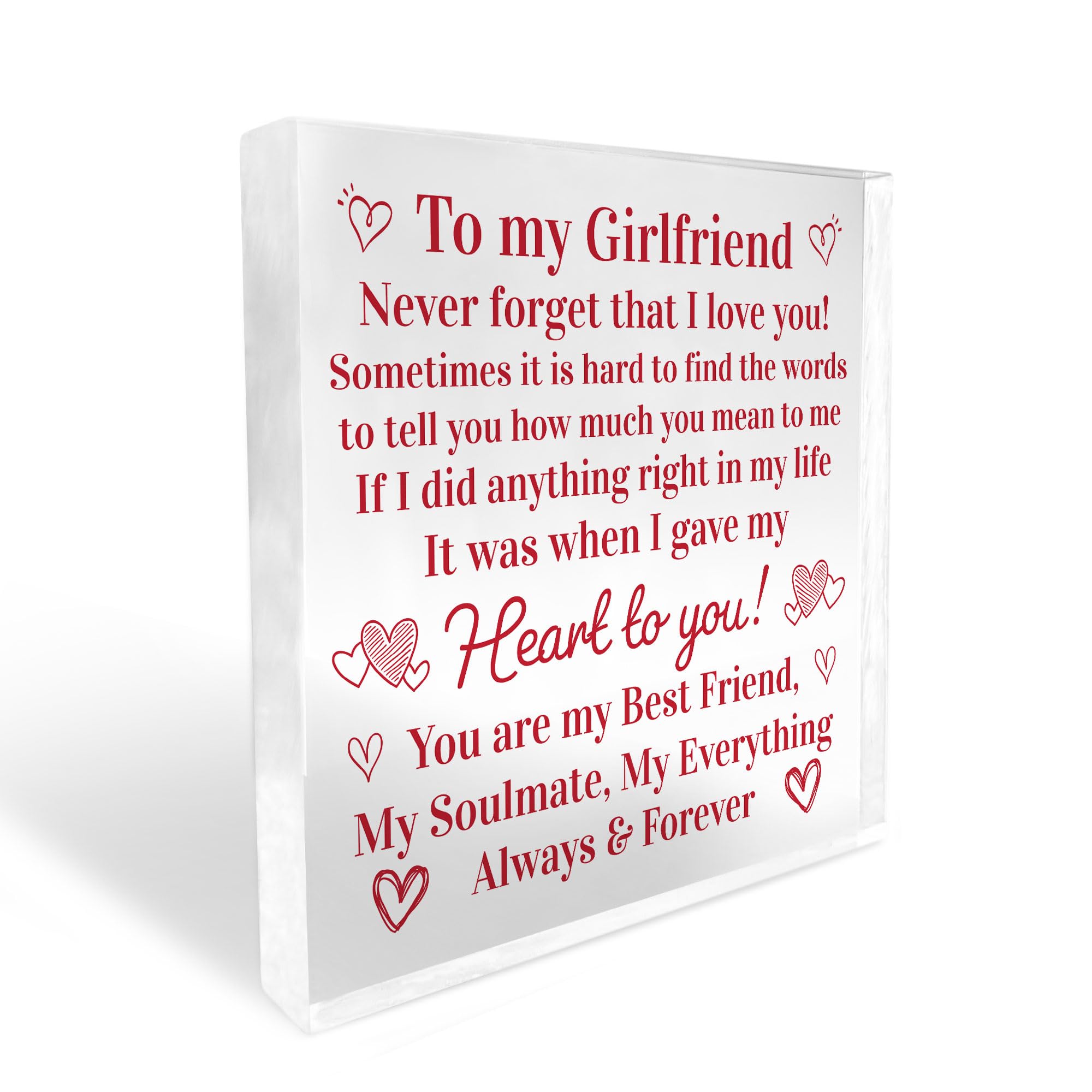 Red Ocean Valentines Day Gift Anniversary Birthday For Girlfriend Gift For Her Girlfriend Gift Ideas Thank You Gift Keepsake