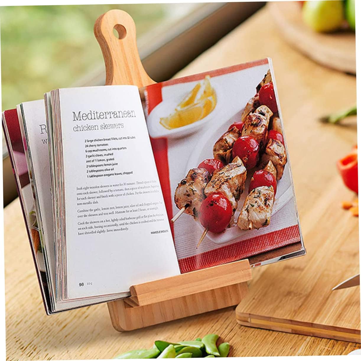 Desktop Recipe Book Stand Cooking Holder for Kitchen Multipurpose Tablet Support for Mother's Day Unique Practical Home Decor