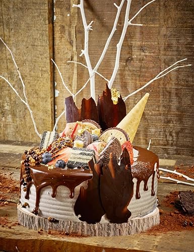 Miniatura 6 de wohohoho 10 piezas de rebanadas grandes de madera natural de 9 a 10 pulgadas para centros de mesa, círculos de madera sin terminar con corteza para