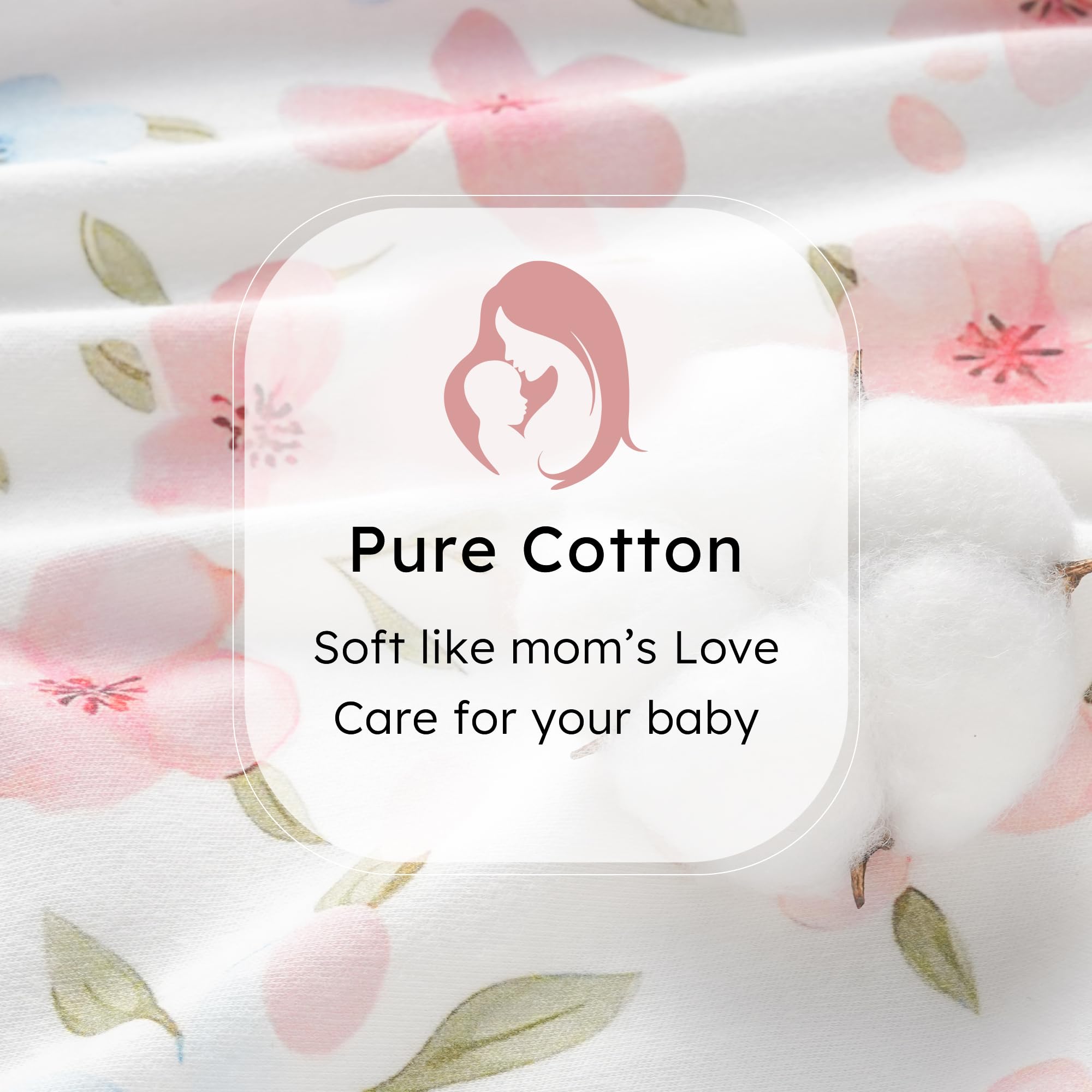 FIEMOL Baby Sleeping Bag 0-6 Months 0.5 Tog Baby Wearable Blankets Cotton - Image 4