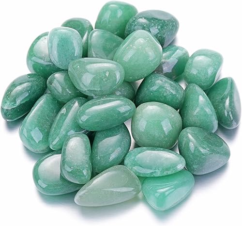 Top Plaza Piedras de cristal de aventurina verde a granel piedras preciosas curativas de reiki naturales pequeñas piedras pulidas para terapia de