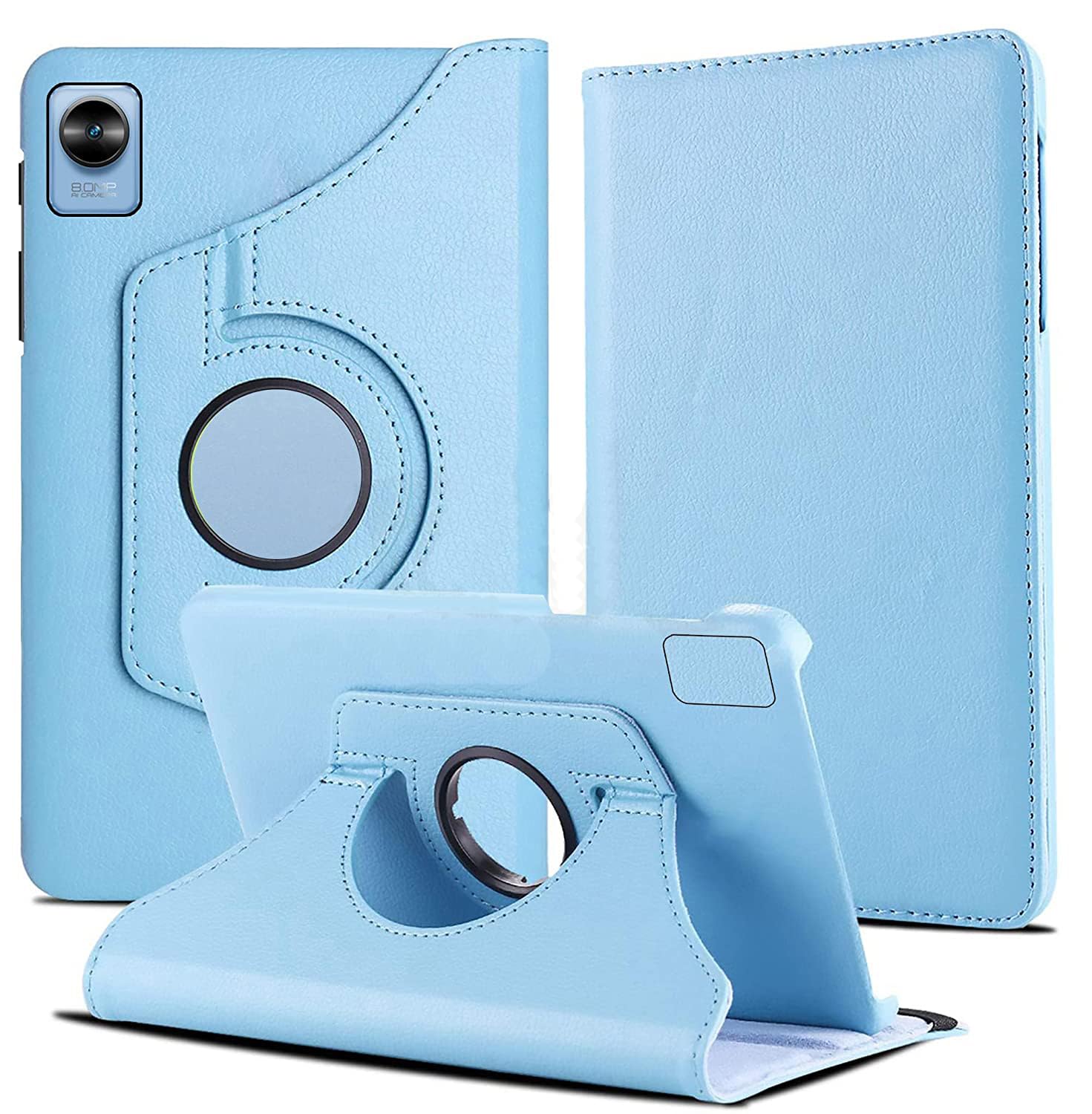 Realme Pad Mini 8.7 inch Tablet 360 Case (Sky Blue)-picture-50