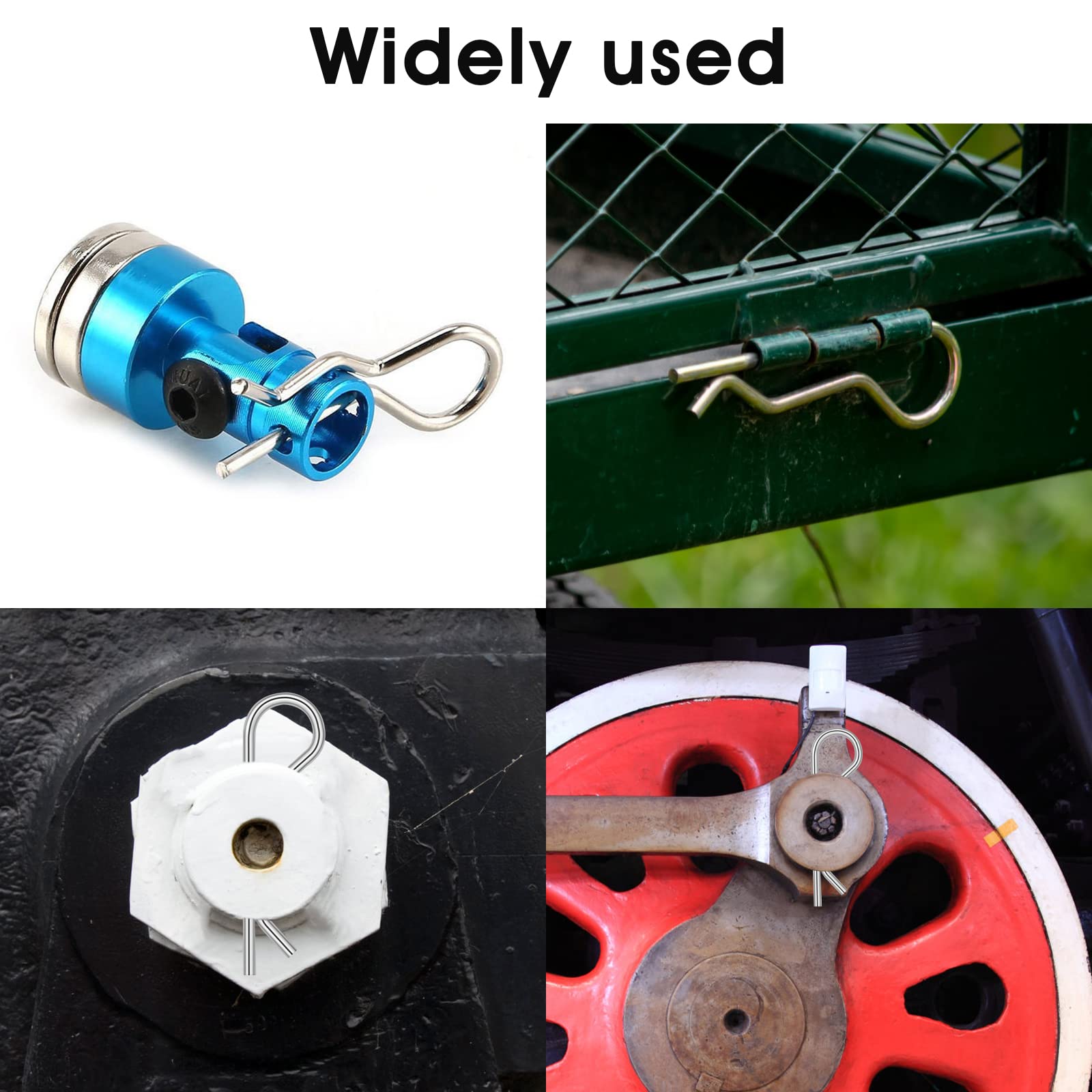 100 Stück Splinte Set – Edelstahl Sicherungssplinte Mit R-Clips Für Auto, LKW & Maschinen