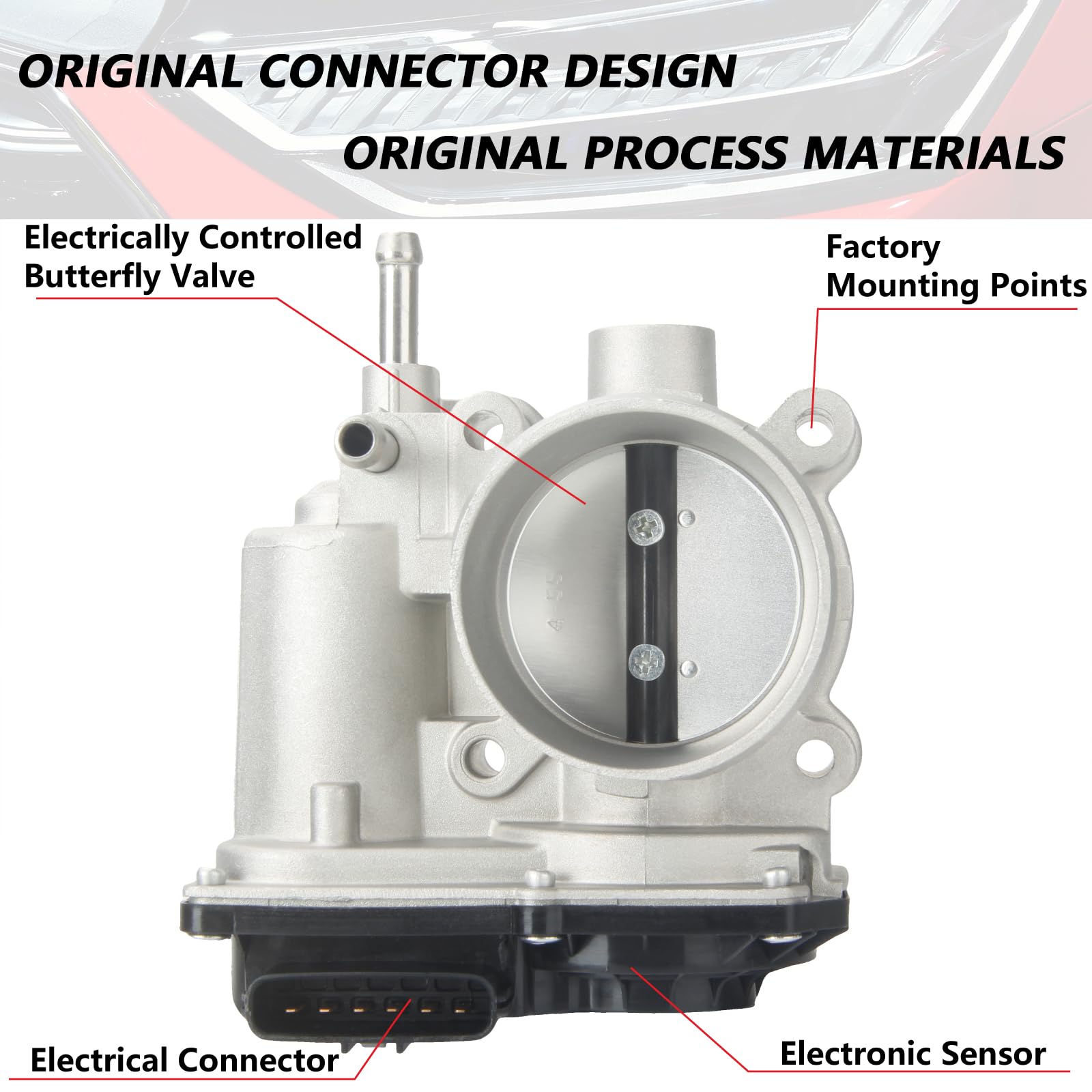 トヨタ　純正　スロットルボディーASSY　22030-37050 Amazon.com: DOSKJOK 22030-37050 Electronic Throttle Body Assembly