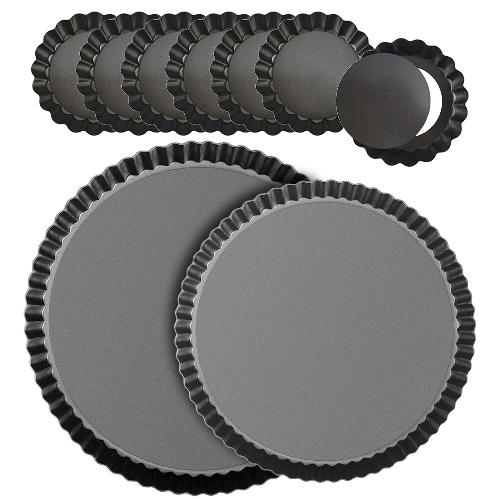 RICHSC-PAN Tart Pan Set (8 Pack)