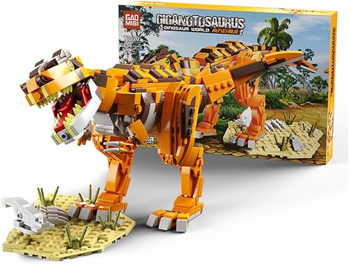 LEQUMOC L006, dinosaurio en juegos de construcción, Giganotosaurus Jurassic, Dino World Park, juego para niños y niñas, a partir de 4 años, 656